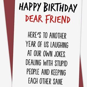 Cherished Moments: Happy Birthday Dear Friend Card